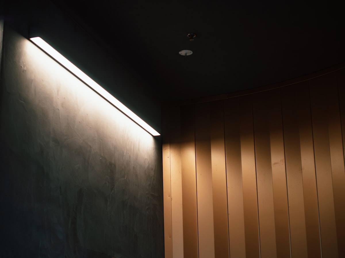 Premium interior with layered architectural LED and ambient lighting